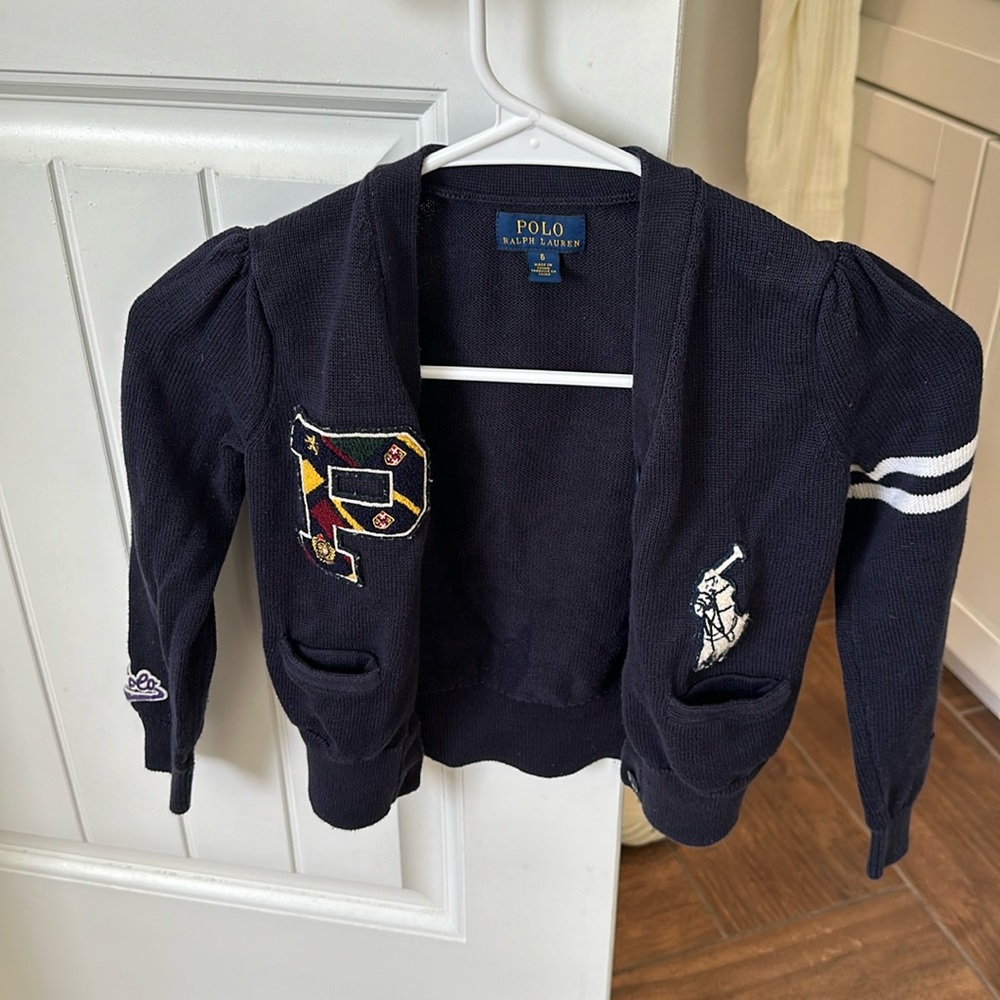 Kids polo cardigan
